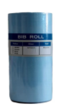 Bib roll blue